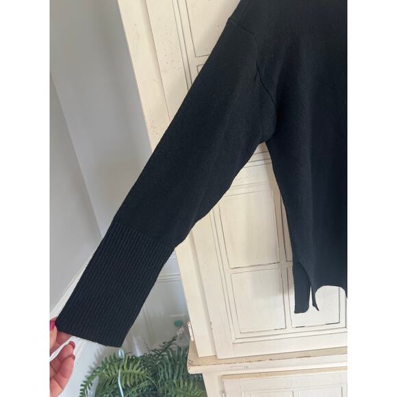 NWT Loft Outlet size large black sweater - Picture 3 of 4